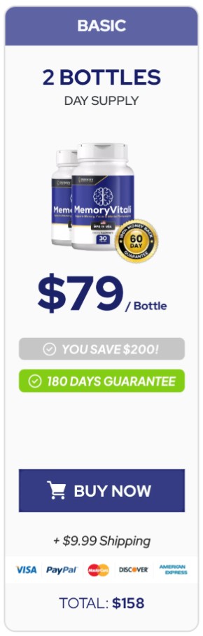 MemoryVitali 2 Bottle Price